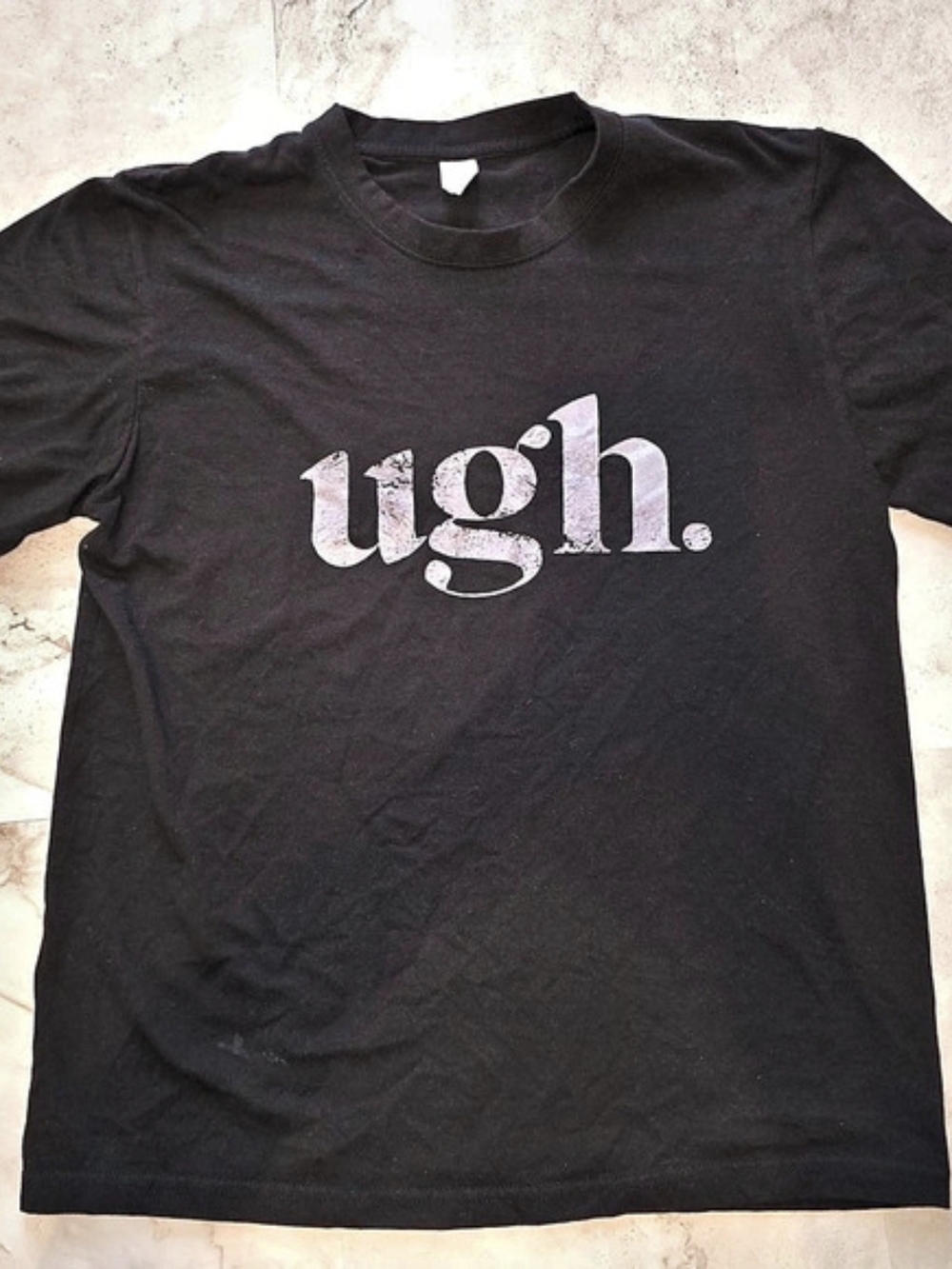 Graphic Short Sleeve Tee in Black & White